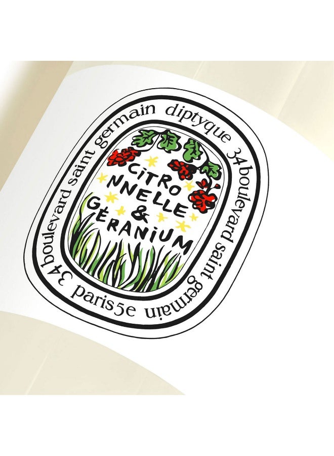 Diptyque Citronnelle & Geranium Cleansing Hand & Body Gel 200ml - Image 3